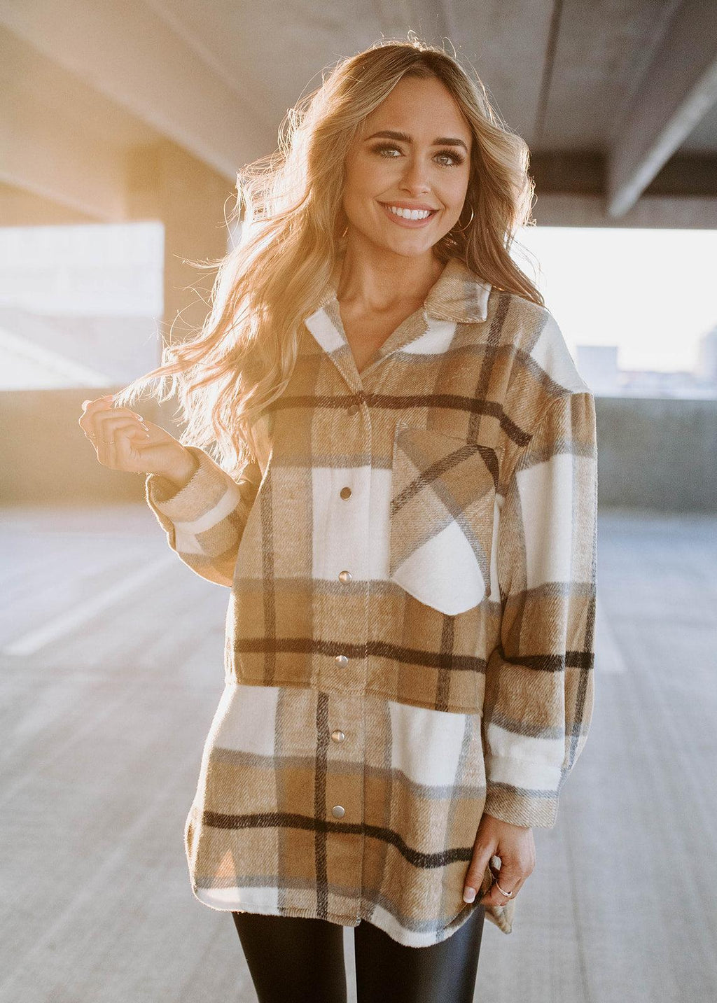 plaid shacket