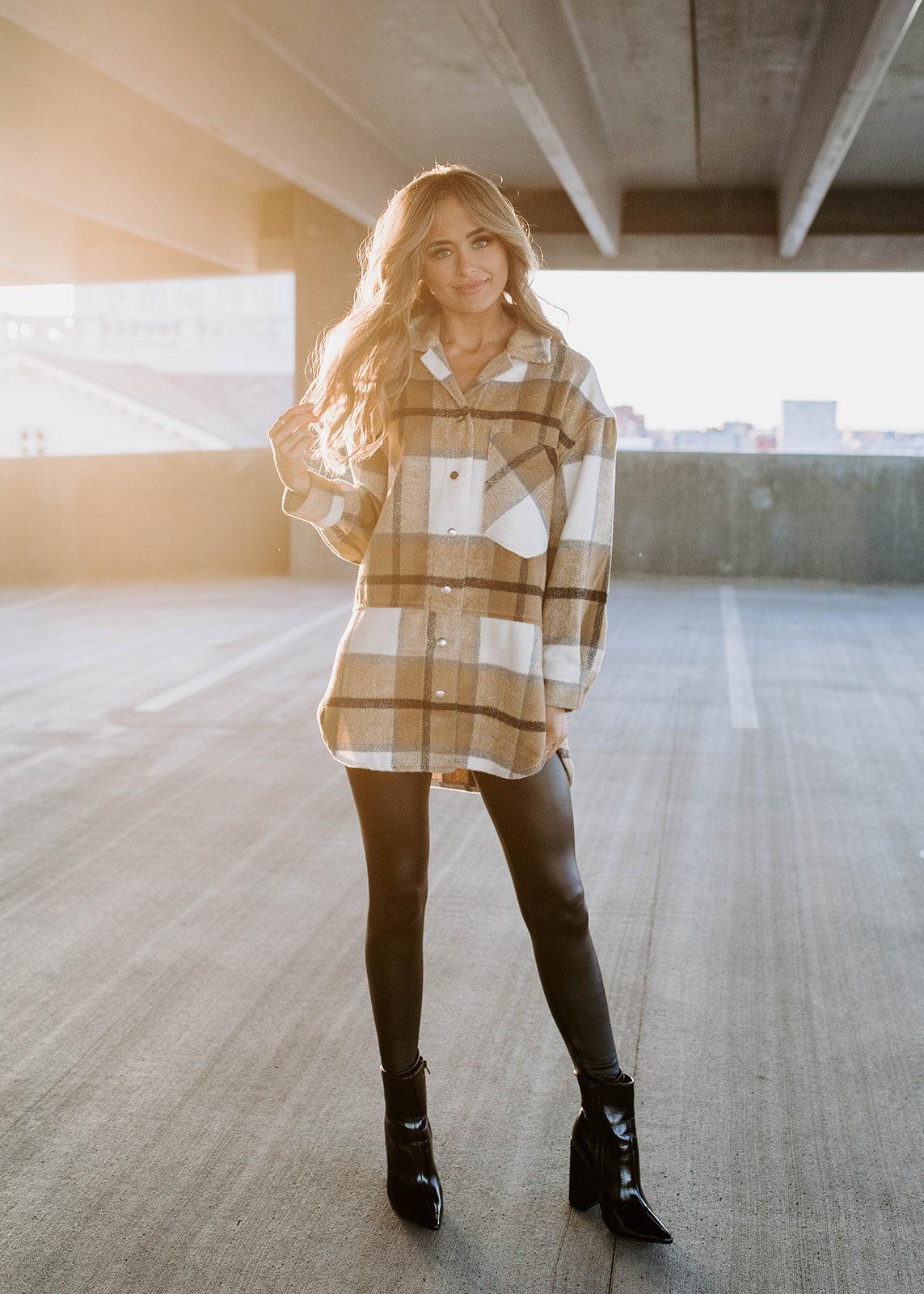 plaid shacket