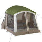Klondike 8-Person 3-Season Screen Room Camping Tent in Green