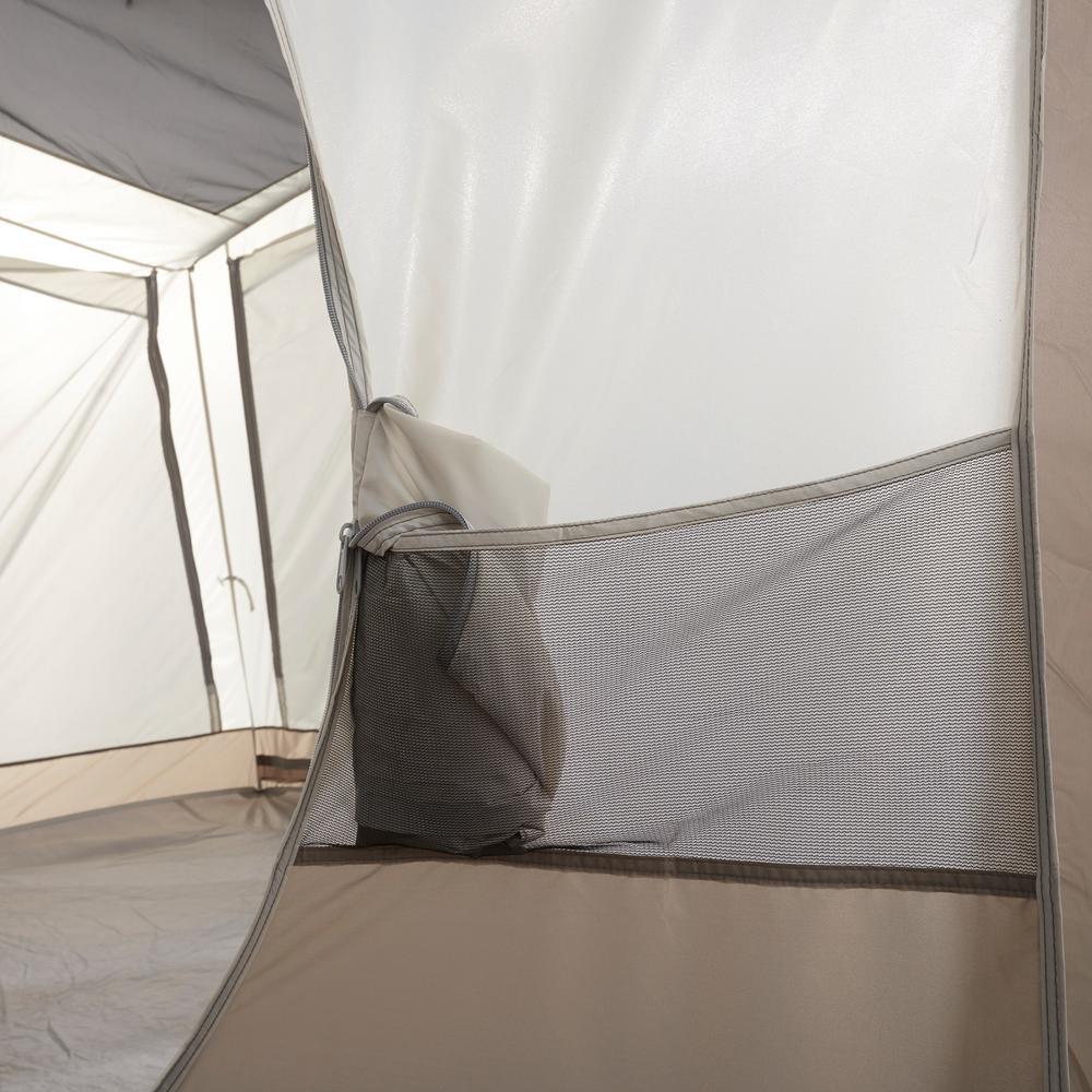 Klondike 8-Person 3-Season Screen Room Camping Tent in Green