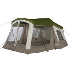 Klondike 8-Person 3-Season Screen Room Camping Tent in Green
