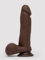 Doc Johnson The D Dual-Density Brown Girthy Realistic Dildo 7.5 Inch, Flesh Brown | Flesh Brown