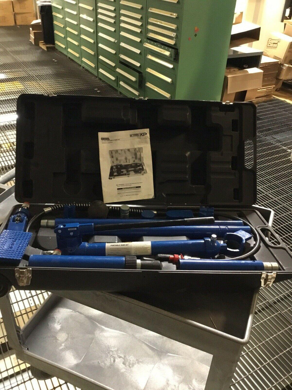 10 Ton Portable Ram Kit (XD) K Tool International - KTI63709A