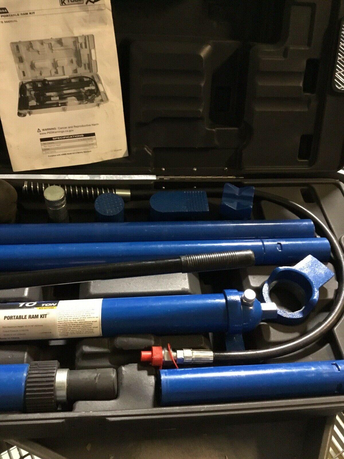 10 Ton Portable Ram Kit (XD) K Tool International - KTI63709A