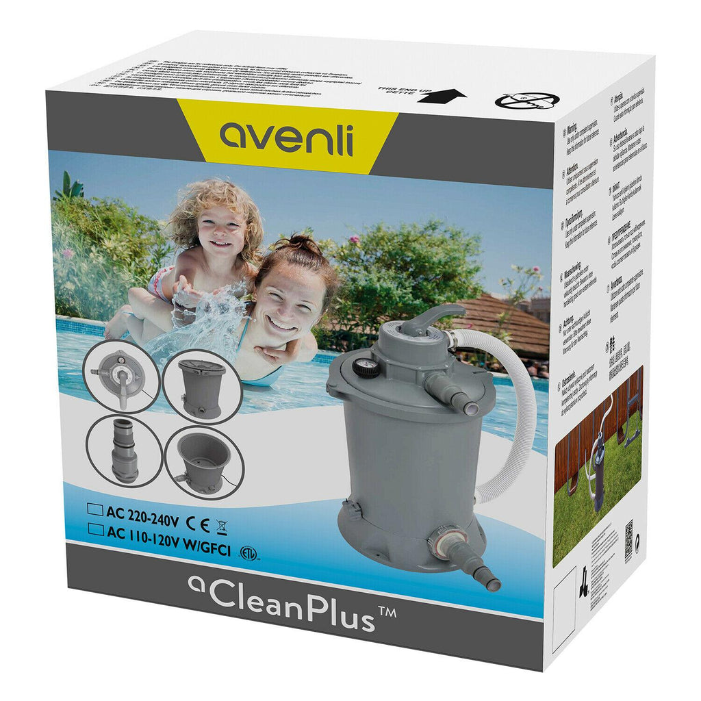 jleisure 290729us clean plus 800 gph sand filter pump for swimming pools &amp; spas