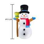 Christmas Ornaments 1.2M Inflatable Snowman Decoration Snowman Santa Claus Toys For For Holiday Party Home Gift