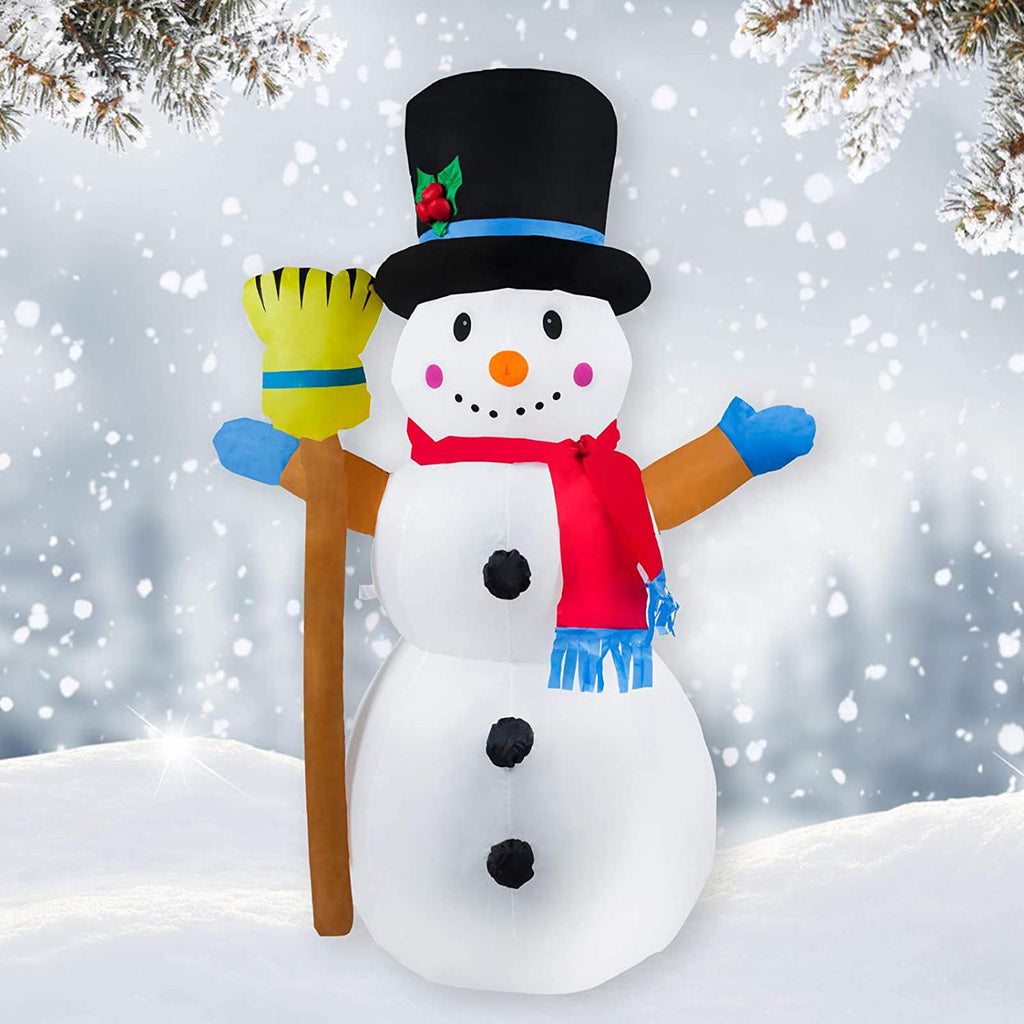Christmas Ornaments 1.2M Inflatable Snowman Decoration Snowman Santa Claus Toys For For Holiday Party Home Gift