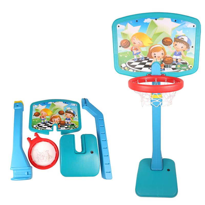 Children's Basketball Frame Indoor Household Basketball Stand 7 Height Positions Adjustable Kids Basketball Hoop