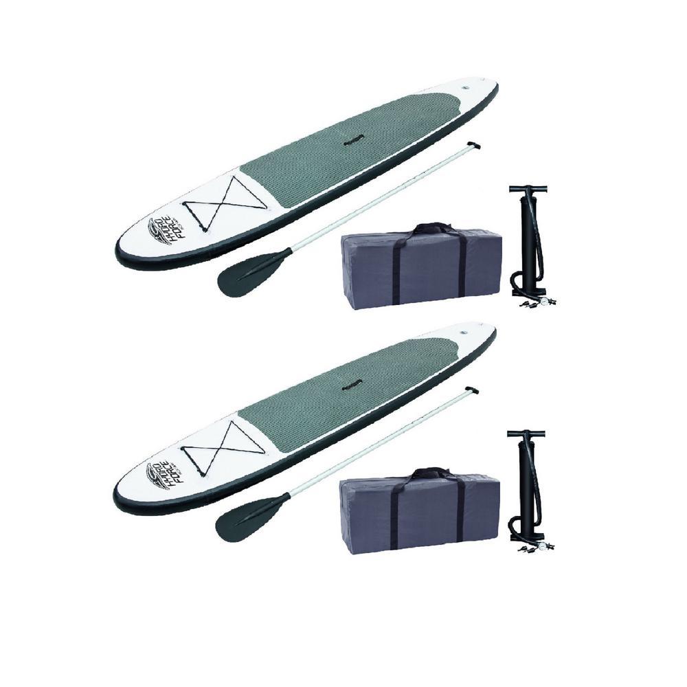 122 in. Inflatable Hydro-Force Wave EdStand Up Paddle Board (2-Pack)