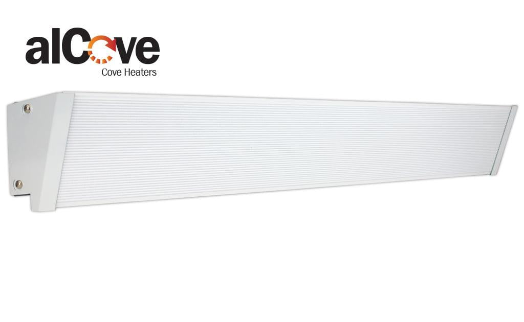 King Electric 34" / 420W / 120V Electric Cove Heater, White