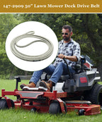 147-2909 50" Lawn Mower Deck Drive V-Belt Fits for Timecutter 77501 77502 77505 77515TA Riding Series Lawn Mowers