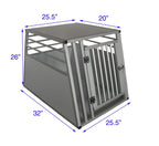 Handlers Choice Pro Series Luxury Edition Secure Aluminum Pet Travel/Car Crate Medium/Lar(26H x 26L x 32W)
