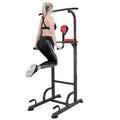 Dip Station Chin Up Bar Power Tower Pulls Push Boxing Ball Home Gym Fitness Core