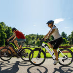 INTHEAIR Adults 26 In. 350 W Electric Mountain Commuter Bicycle for Women Men with 36 V/10.4 Ah Hidden Removable Battery, Fast Charge,  7 Speed Gears