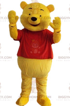 Winnie the Pooh BIGGYMONKEYmascot costume, famous yellow bear costume