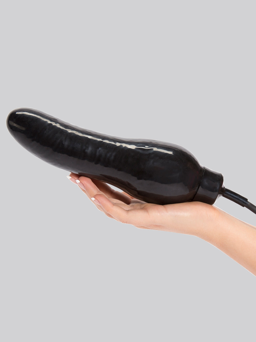 Cock Locker Huge Inflatable Dildo 9 Inch, Black