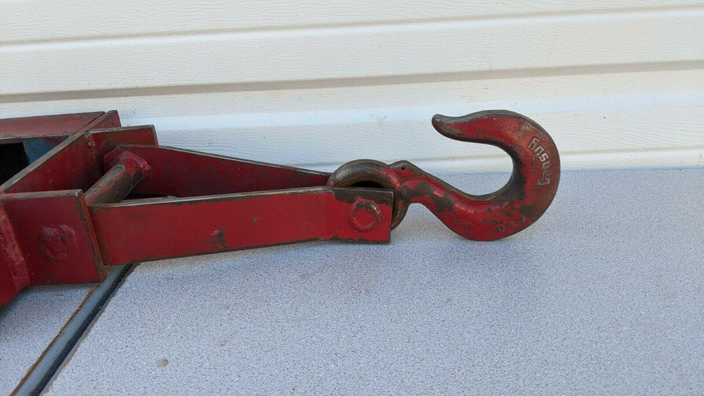 Crosby 4-1/2T Ton F3D Hook Alignment Rack Frame Straightening Straightener Hook