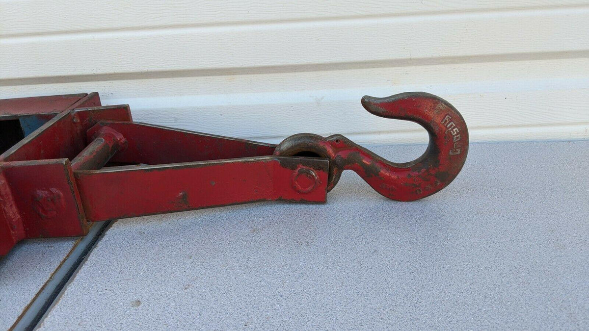 Crosby 4-1/2T Ton F3D Hook Alignment Rack Frame Straightening Straightener Hook
