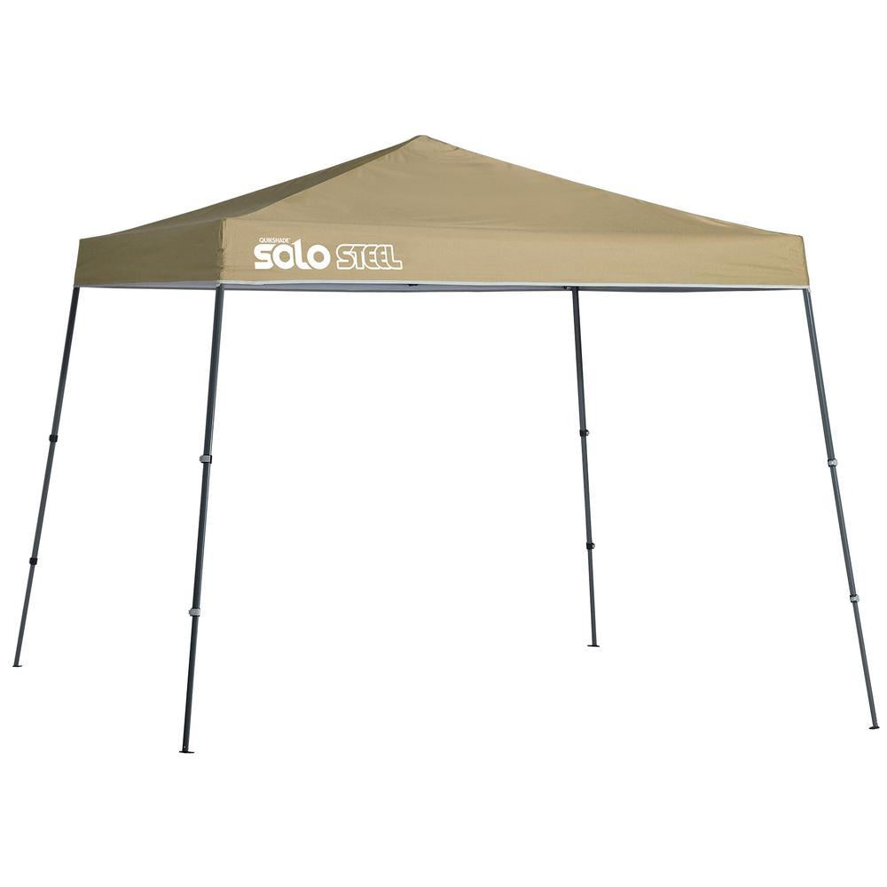 Solo72 11 ft. x 11 ft. Khaki Slant Leg Canopy