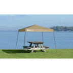 Solo72 11 ft. x 11 ft. Khaki Slant Leg Canopy