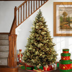 7 ft. Carolina Pine Artificial Christmas Tree with Clear Lights