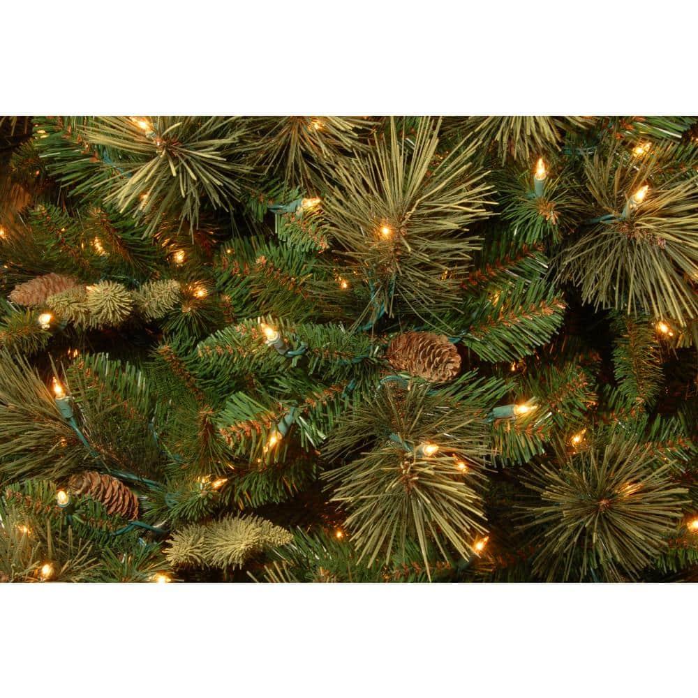7 ft. Carolina Pine Artificial Christmas Tree with Clear Lights