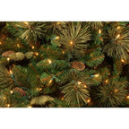 7 ft. Carolina Pine Artificial Christmas Tree with Clear Lights