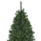 6.5 ft. Pre-Lit Christmas Tree Artificial with Warm White Lights, Green