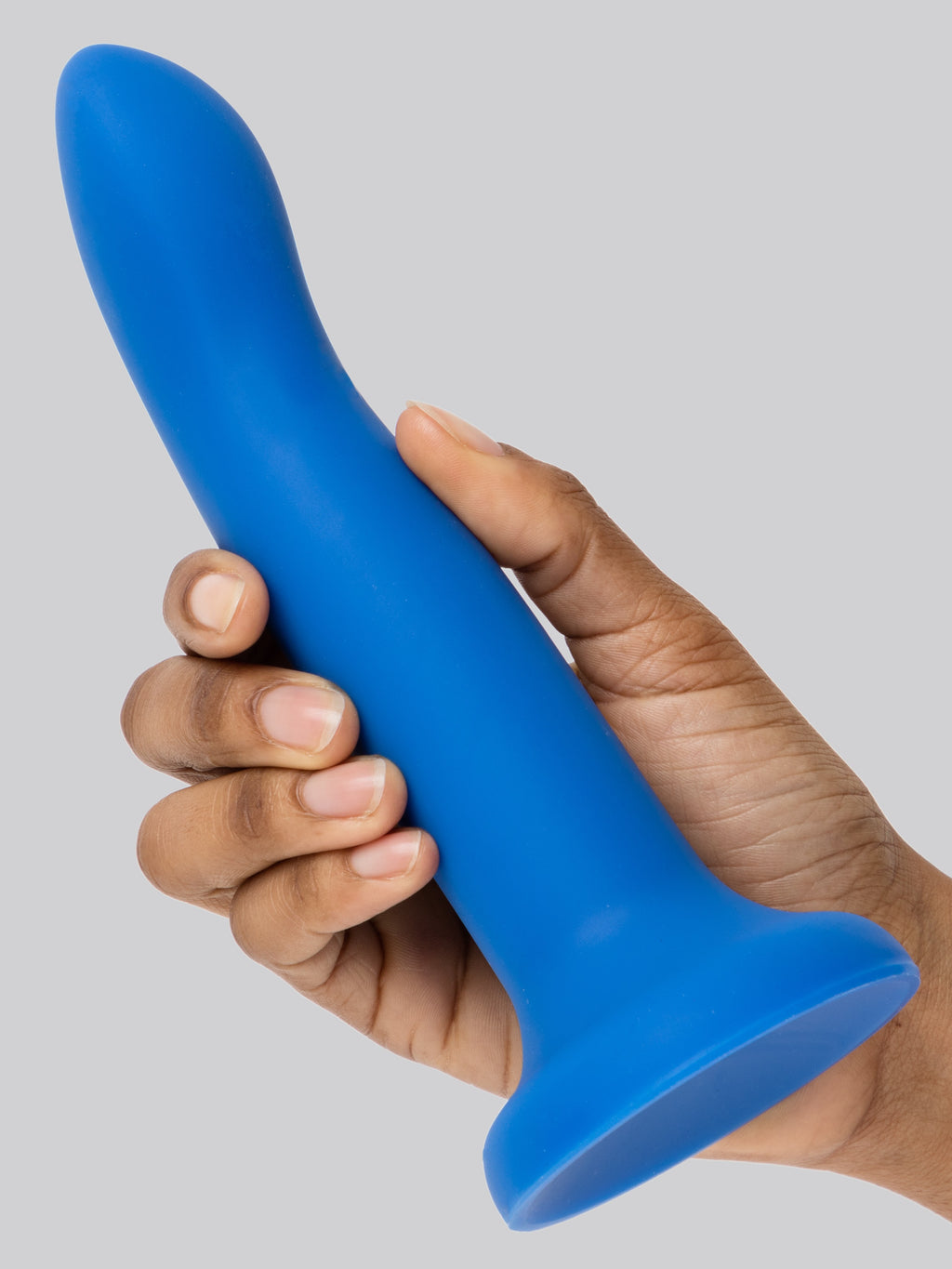 Lovehoney Flex Appeal Liquid Silicone Suction Cup Dildo 7 Inch, Blue | Blue