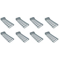 18-Pocket French Mattress Suntanner Pool Lounger Float w/ Headrest 8 Pack