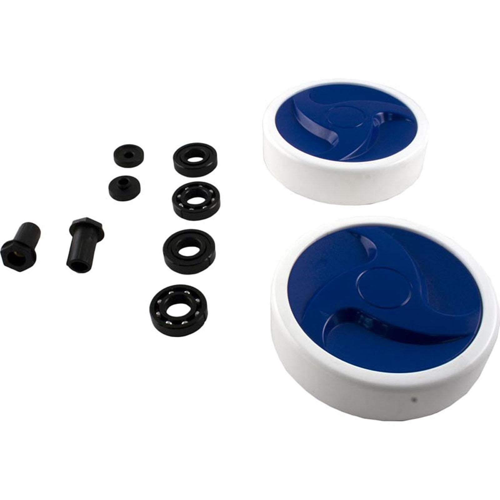 Hayward Rear Wheel, Hayward Phantom Cleaner, Blue, Quantity 2