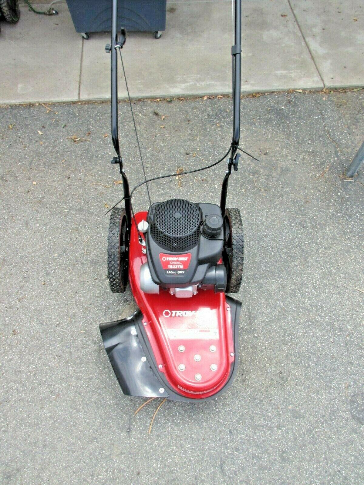 Brush mower 22 In. 140 Cc Gas Walk Behind String Trimmer Mower Troy bilt