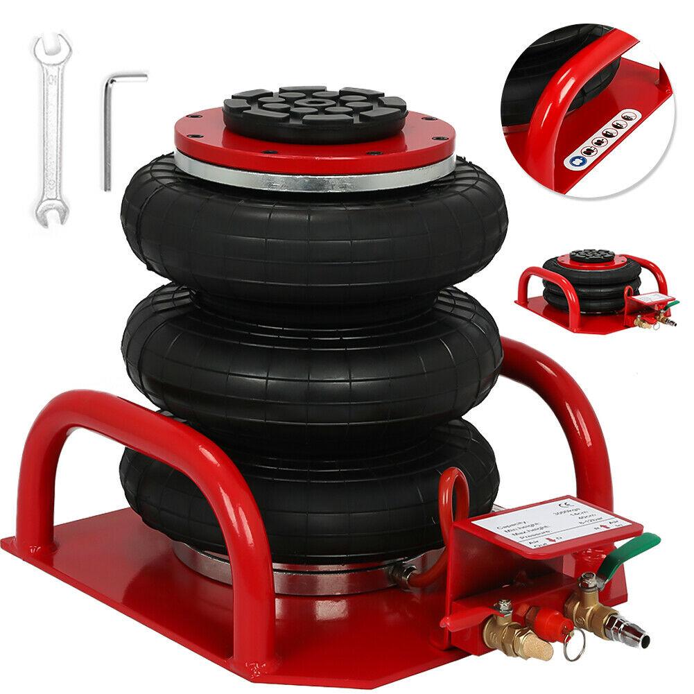 3 Ton Bag Air Jack Triple 5.5"-16" Lifting Height Air Bag Jack Lift Pneumatic 3T