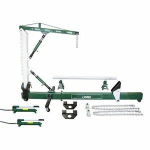 Jackco Auto Body Frame Repair Straightener with 1.2 Ton Crane and Swivel Post