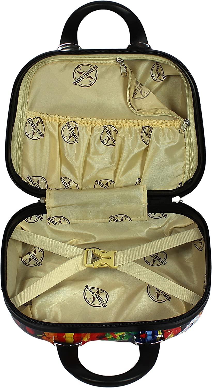 Paris Nights Hardside 2-Piece Carry-on Spinner Luggage Set, Multicolor