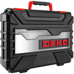 Tool Set:158 Piece Home Tool Kit, Household Basic Repair Tool Set Comes with Plastic StoraCase-Red