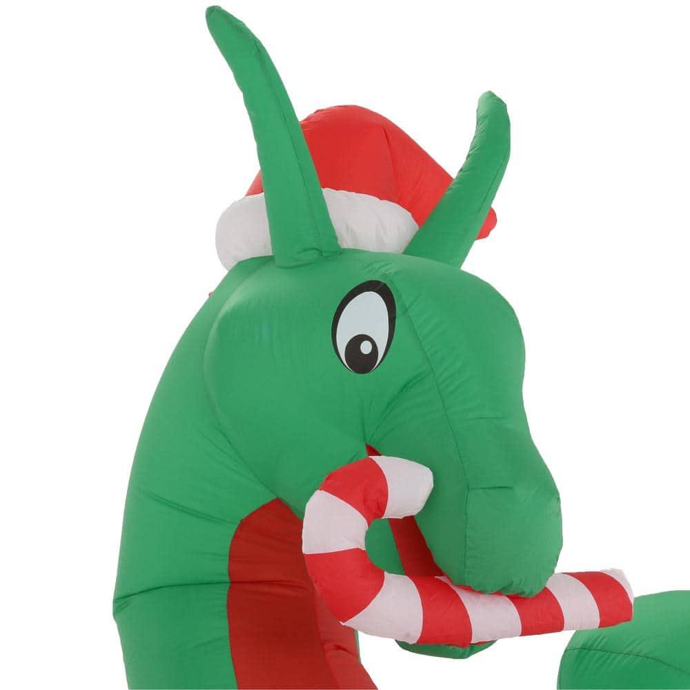 9 ft Christmas Dragon Holiday Inflatable