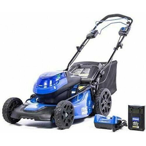 40-Volt Max Brushless 20-in Self-propelled Cordless Electric Lawn Mower kit