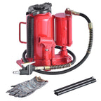 44092lb Air Hydraulic Bottle Jack 20 Ton Manual Heavy Duty Auto Truck RV Repair