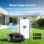 V3 Robotic Lawn Mower with AI Vision Obstacle Avoidance, Smart APP Control, Low-Noise Operation, Adjustable Cutting Height, No-Go Zones, Ideal Robot Lawn Mower for Lawns Up to 1600 Sq.Ft