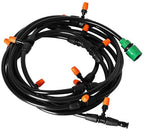 BBGS Micro Drip Irrigation System Kit with Adjustable Nozzle Automatic Sprinkler Sprayer and Dripper, Plant Watering Kit, Outdoor Mist Cooling System (Color : Style 4)