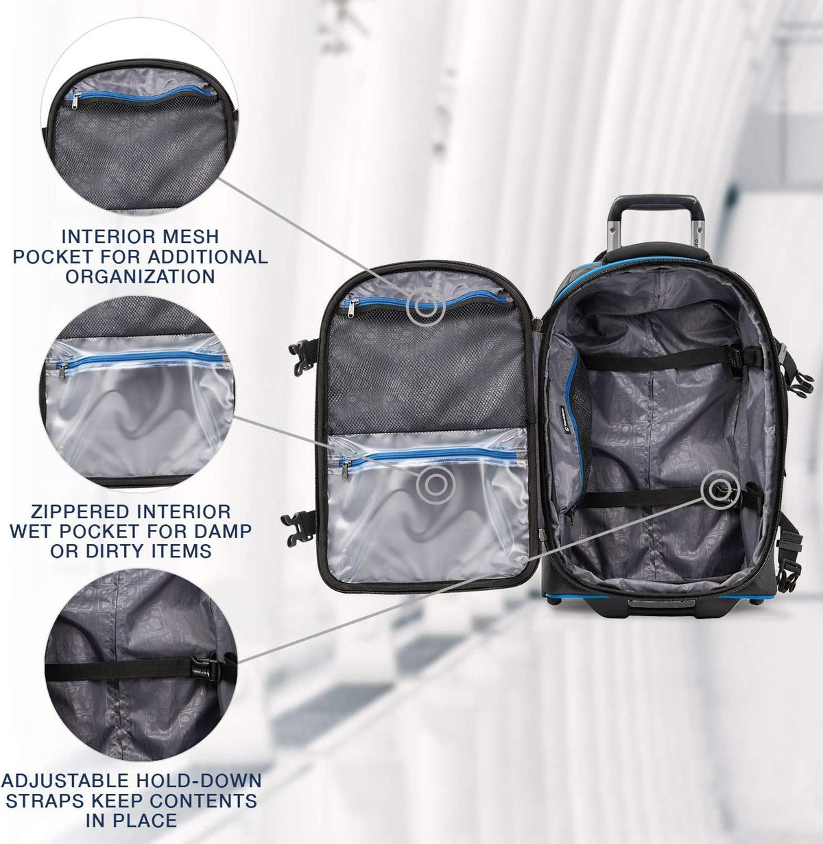 Luggage Bold 22" Expandable Rollaboard