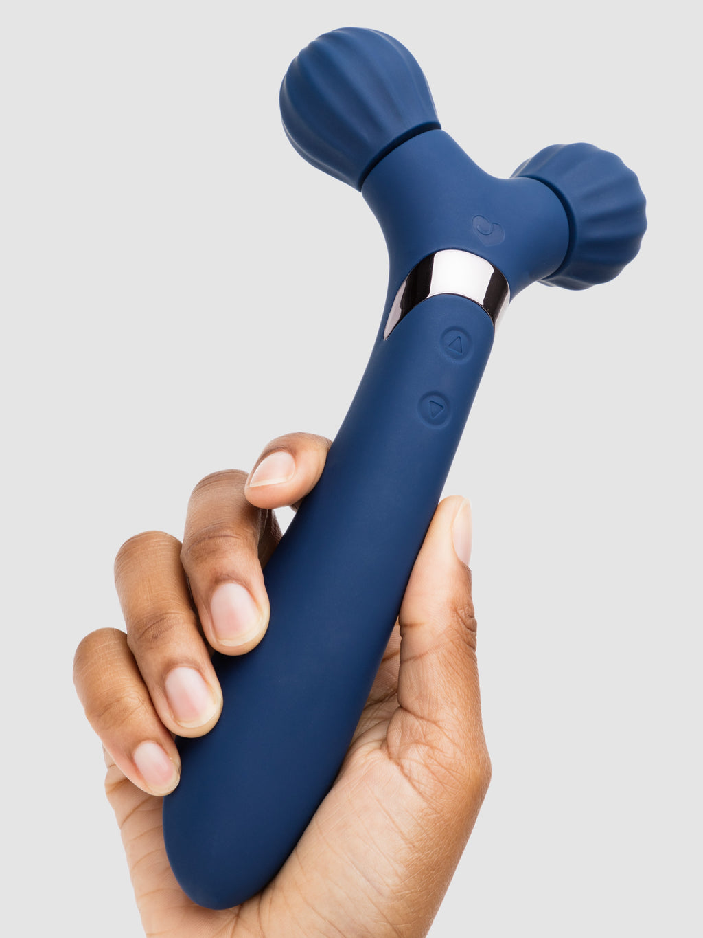 Lovehoney Joy Roller Rechargeable Double-Ended Vibrating Massager, Blue