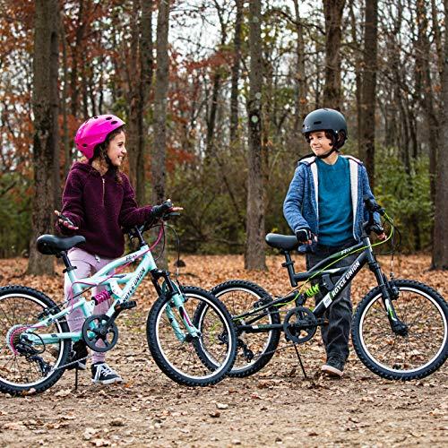 Royce Union Kids Aluminum Mountain Bike, Boys, Dual Suspension, 6-Speed 20inch, RTX, Black (73509)