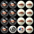 San Francisco Giants Home Vs Away Billiard Ball Full Set of 16