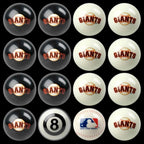 San Francisco Giants Home Vs Away Billiard Ball Full Set of 16
