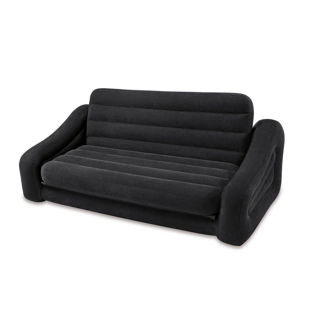 Inflatable Queen Size Sofa Bed + Inflatable LounChair and Ottoman Set