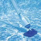58212 530 GPH AquaCrawl Above Ground Swimming Pool Maintenance Vacuum Cleaner with Conversion Nozzles, Brush