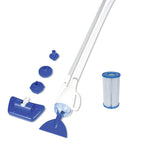 58212 530 GPH AquaCrawl Above Ground Swimming Pool Maintenance Vacuum Cleaner with Conversion Nozzles, Brush