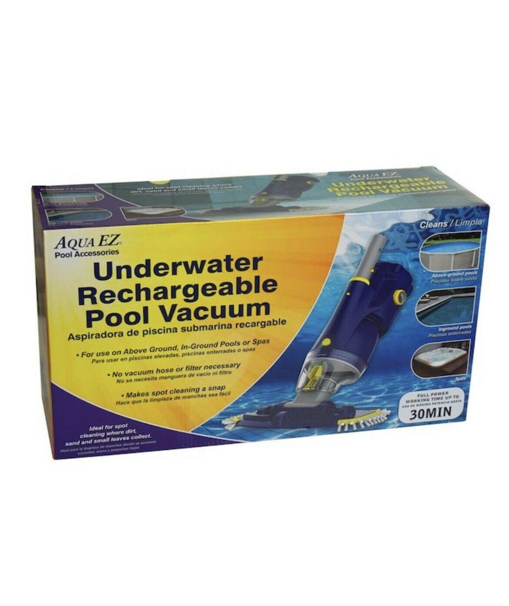 aqua ez 11 inch underwater rechargeable suction pool vacuum model #rpv31